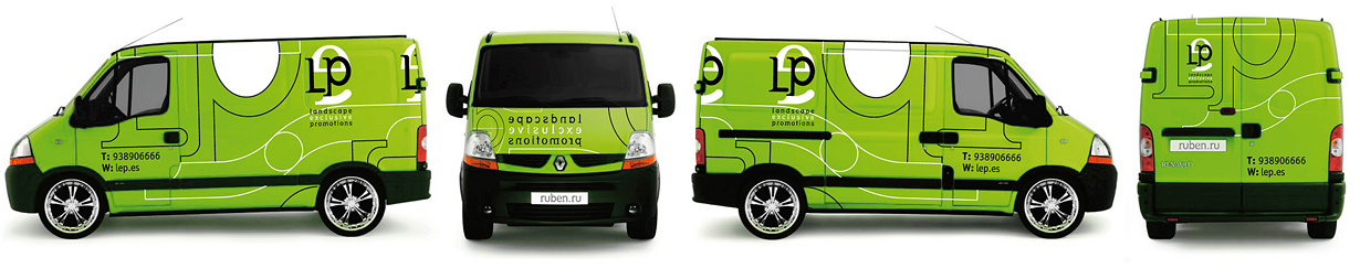 Фирменная машина "LEP". До ребрендинга.