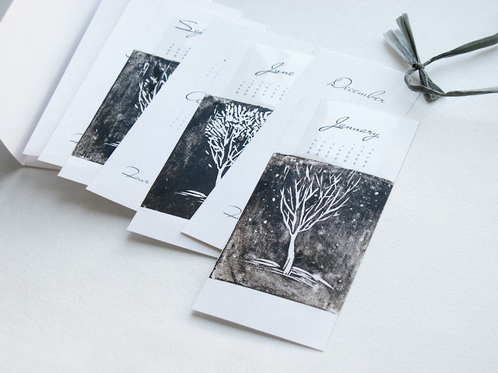 Декоративный календарь "Four seasons"