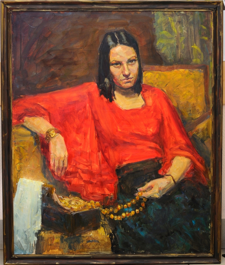 Холст, масло. 100х110