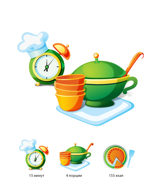 Знаки для кулинарной книги