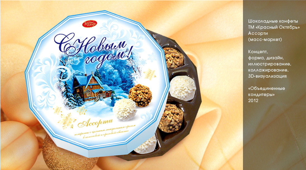 Шоколадные конфеты ТМ "Красный Октябрь"