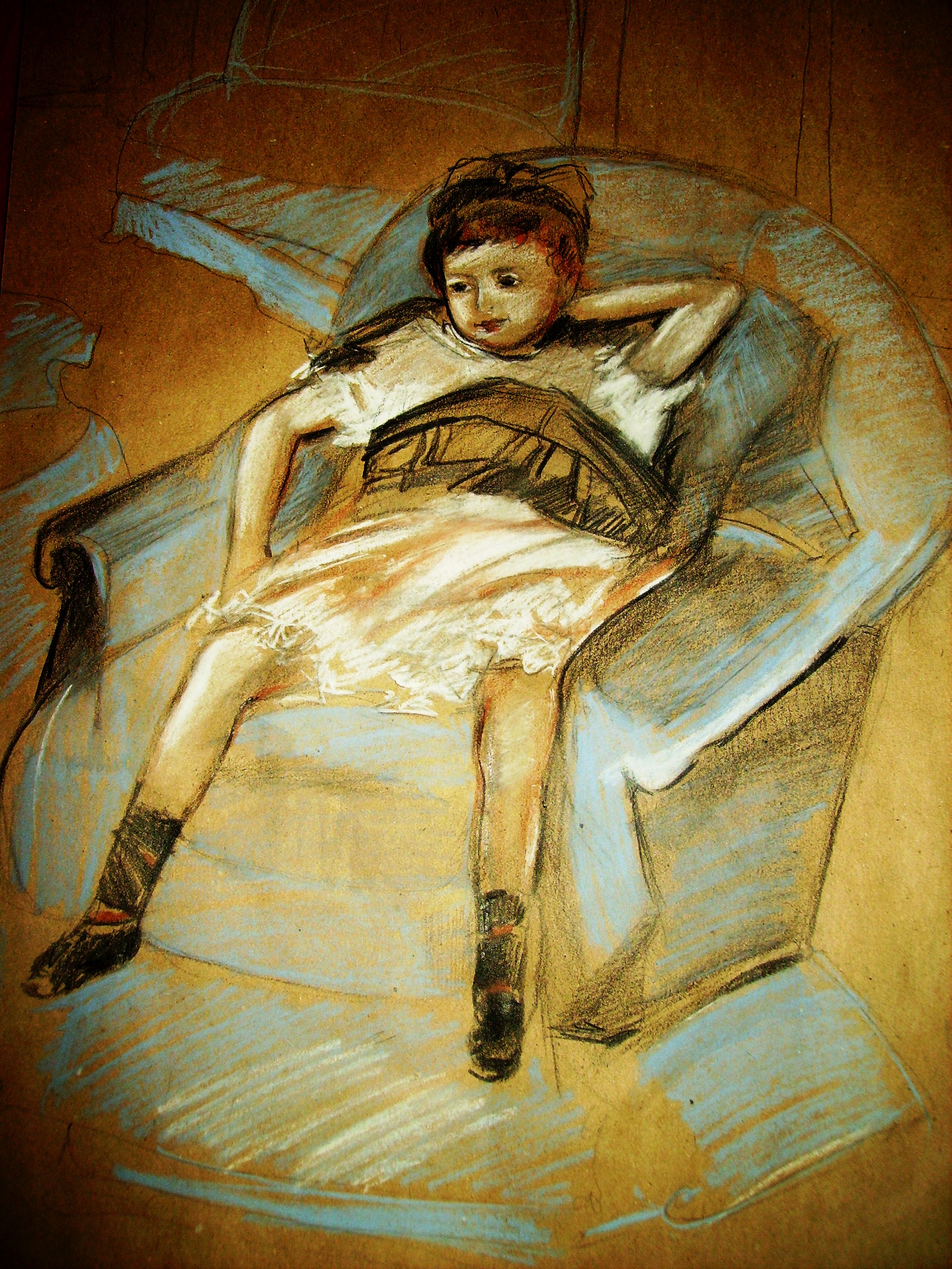 с картины художницы Кассат