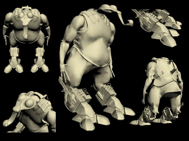 "Тягач" 3d модель