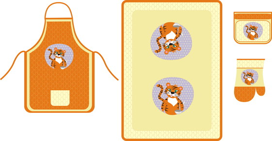 разработка коллекции "текстиль для кулинарии"-2