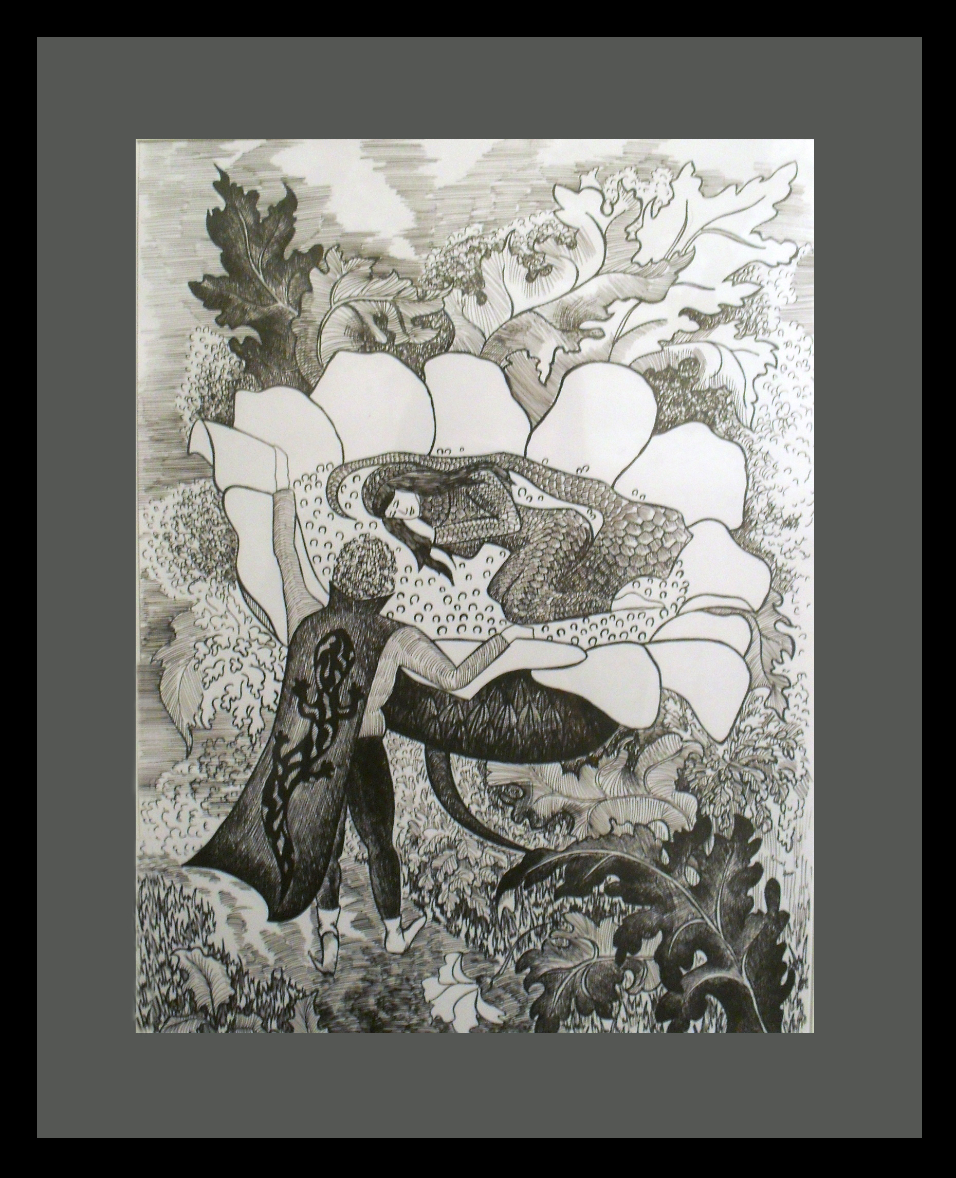 Иллюстрация к сказке Гофмана "Золотой горшок"