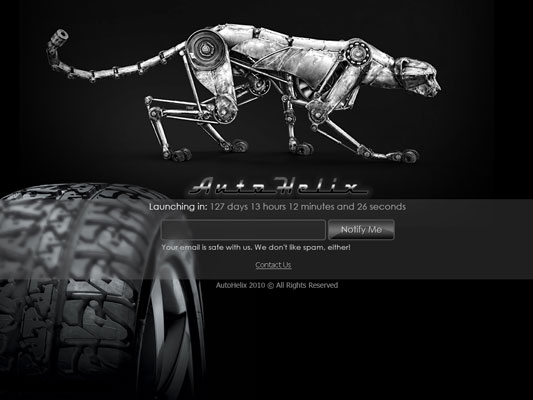 Дизайн Landing page для Auto Helix Company