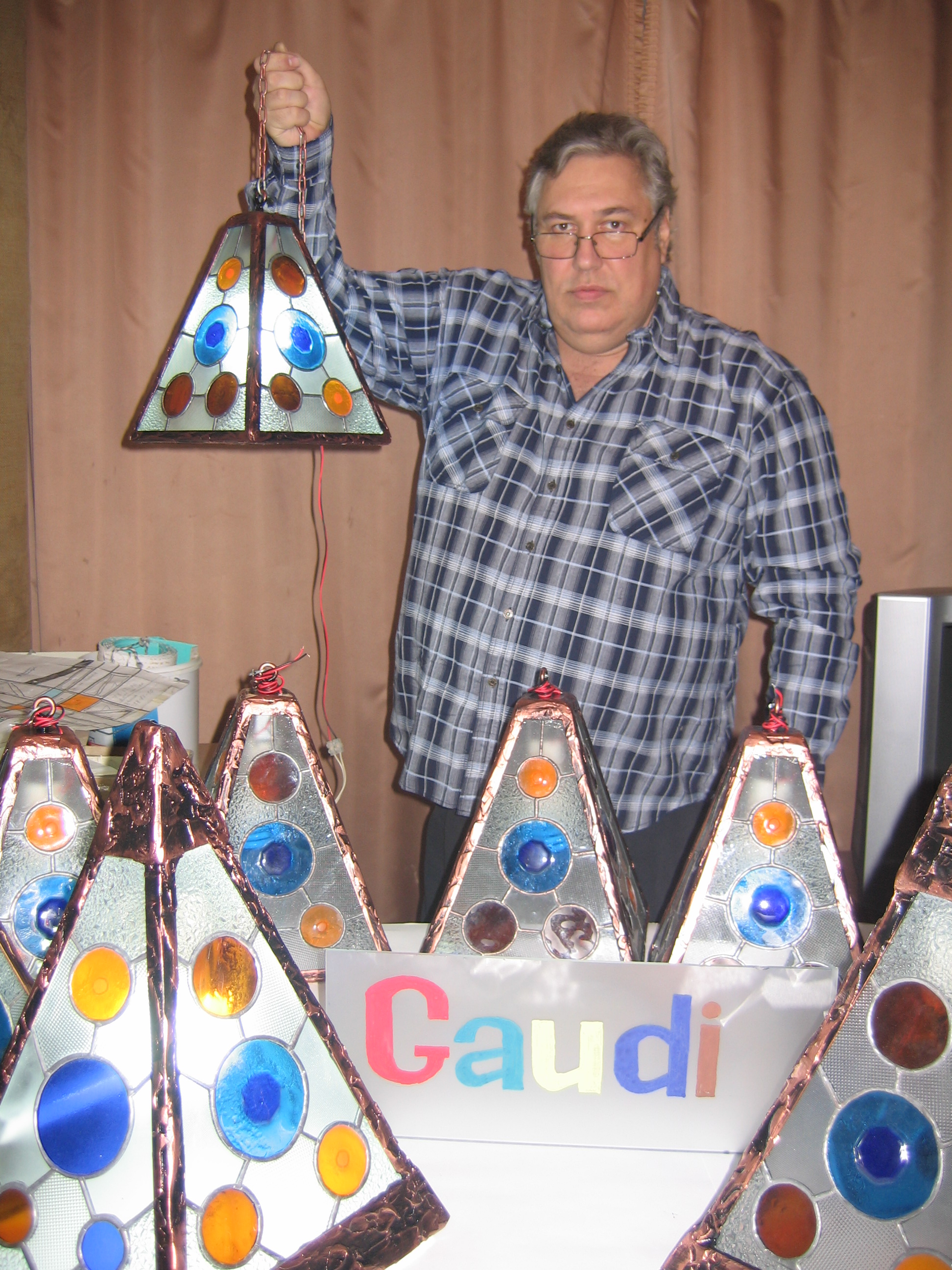 светильники " ГАУДИ " - фьюзинг, тиффани