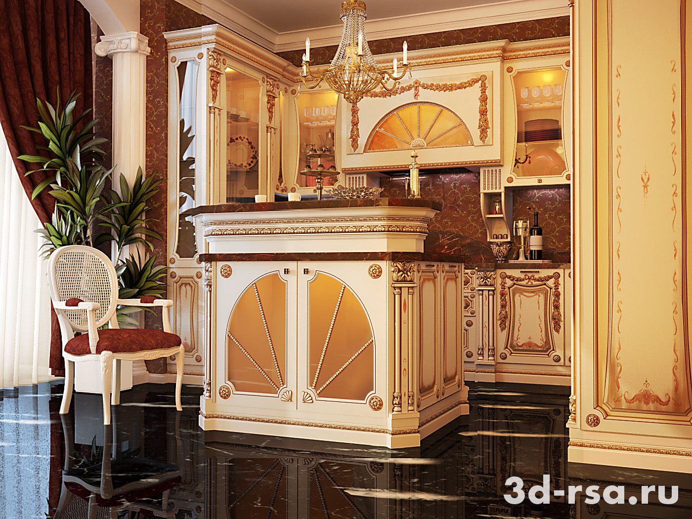 Визуализация мебели фабрики "Селена"