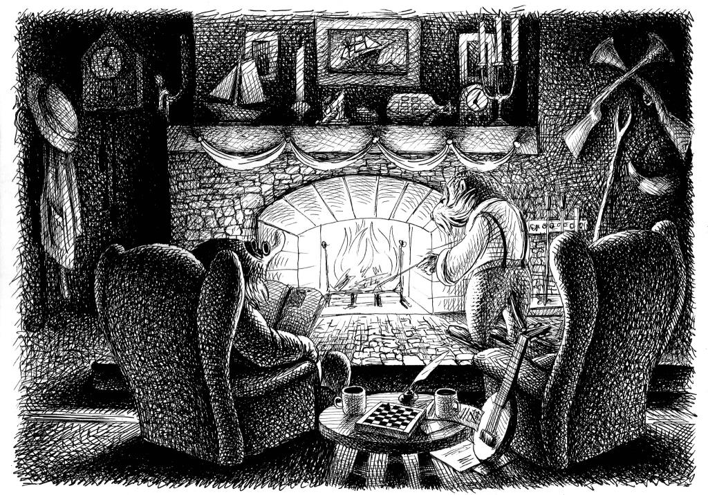 "Ветер в ивах" - иллюстрация