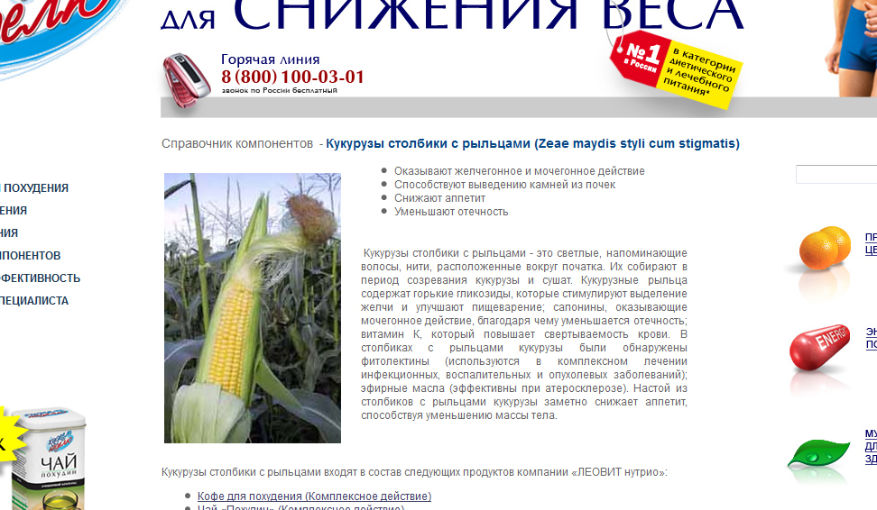 Администрирование сайта "Худеем за неделю"