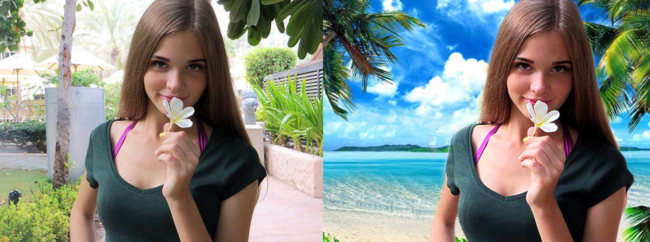 Замена фона