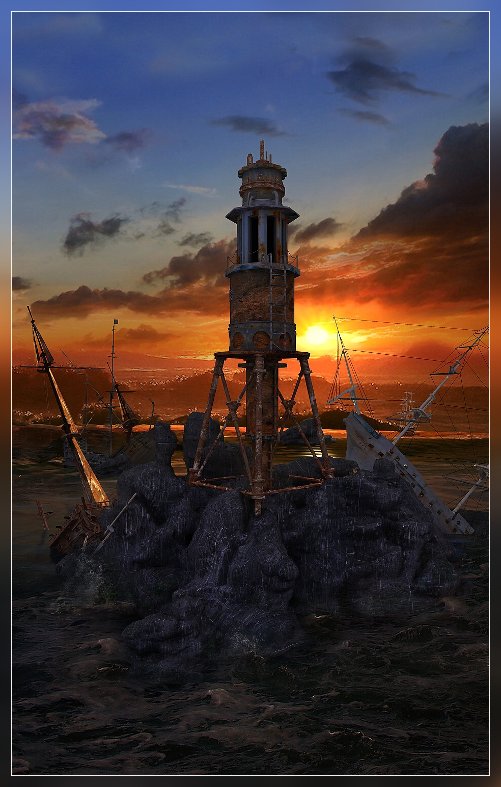 Заброшенный маяк.