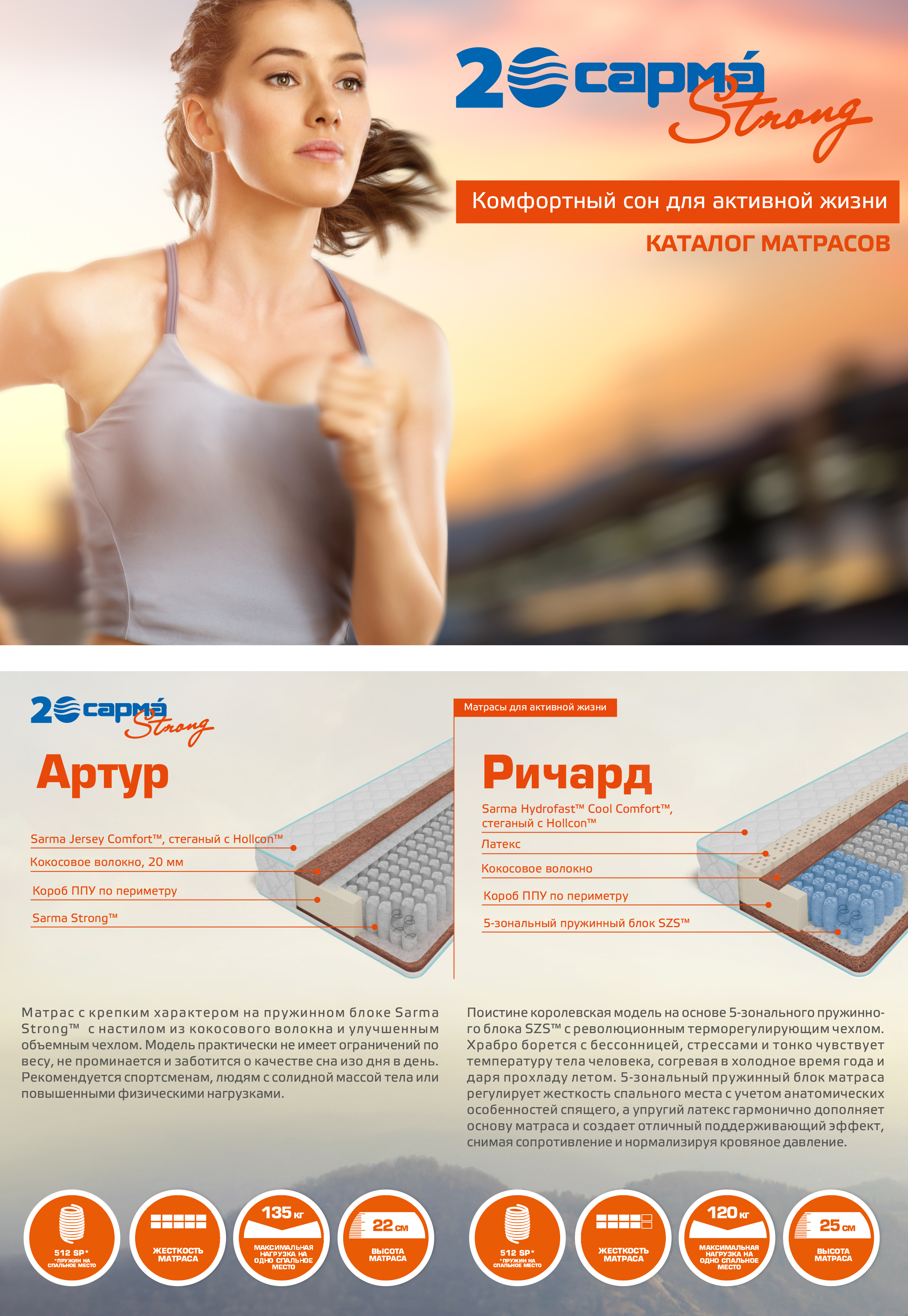 Каталог матрасов