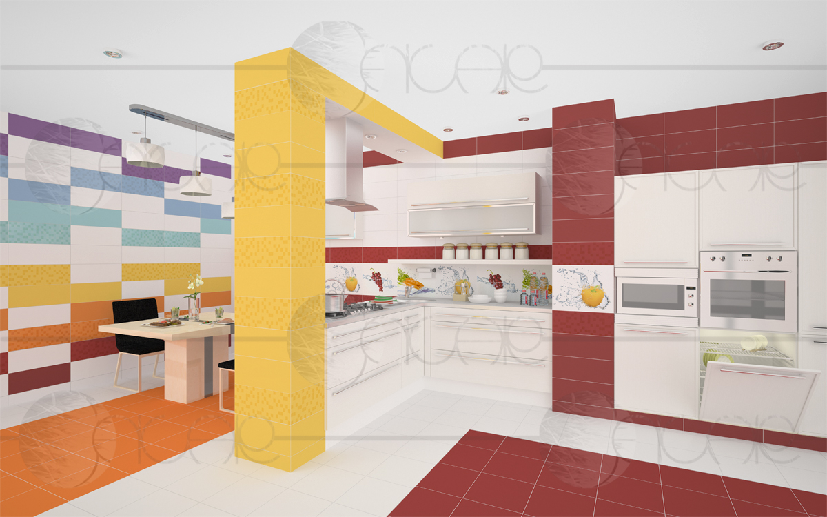 Визуализация кухни-столовой