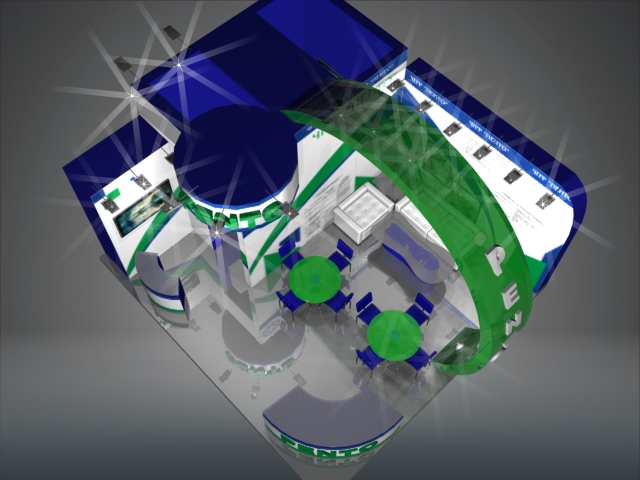 Рекламная сцена для компании "ПЕНТО"