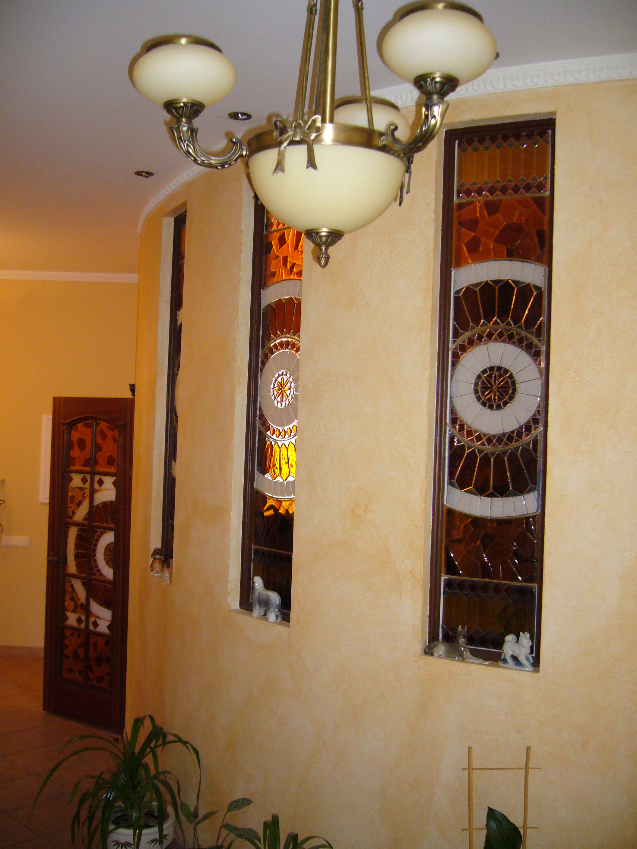 вставки из цветного стекла "фьюзинг"