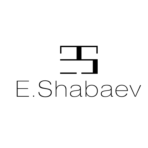 Вариант лого "E. Shabaev"