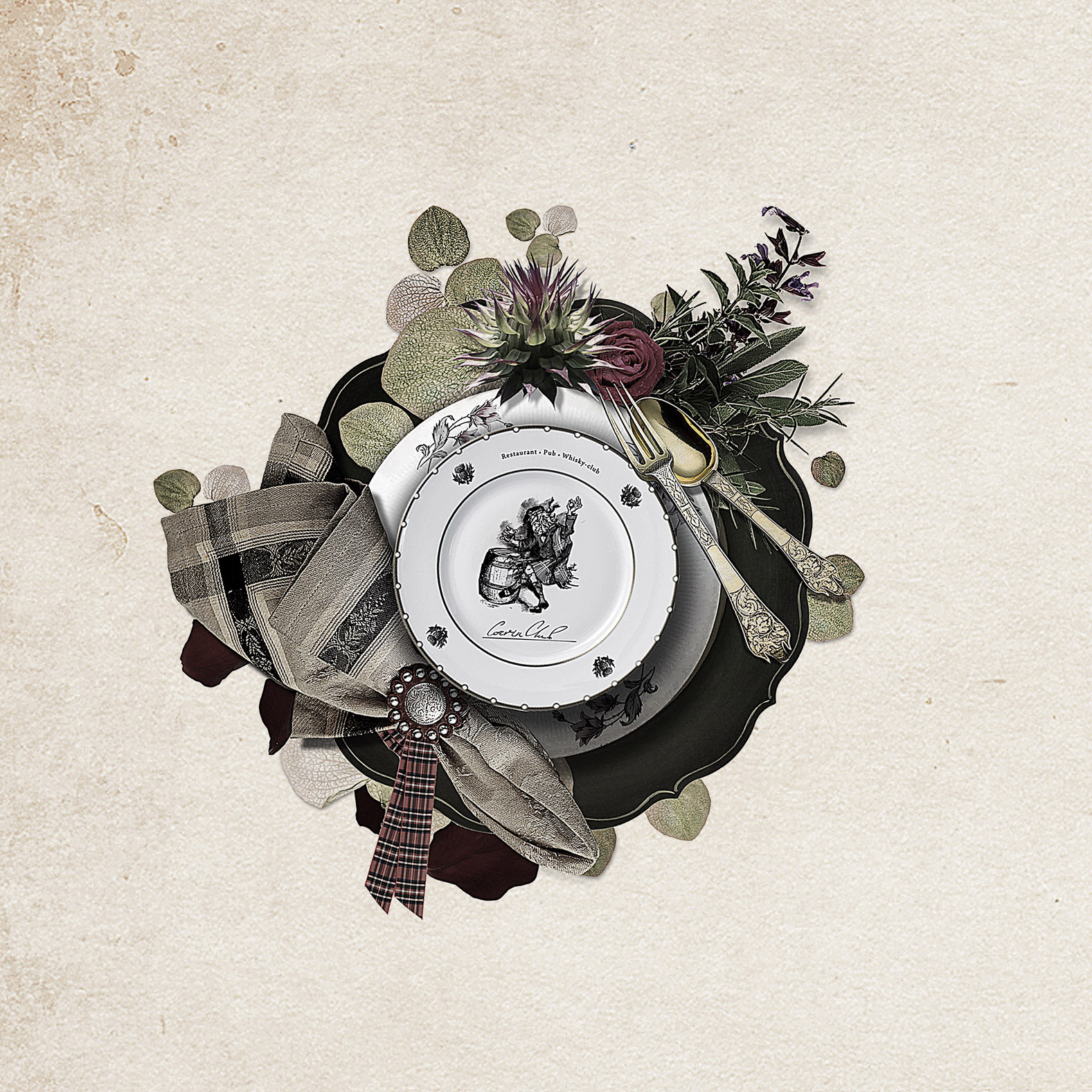 Розетки для Сorvin; "Restaurant"