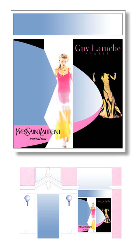 бутик "Авень Монтень", витрина