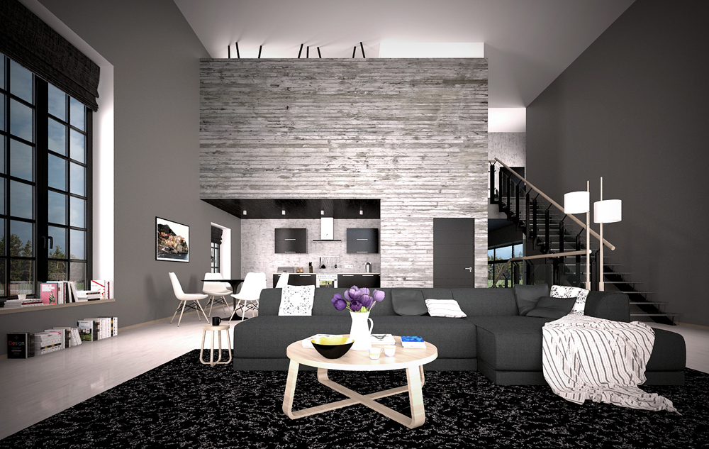 Интерьер гостиной