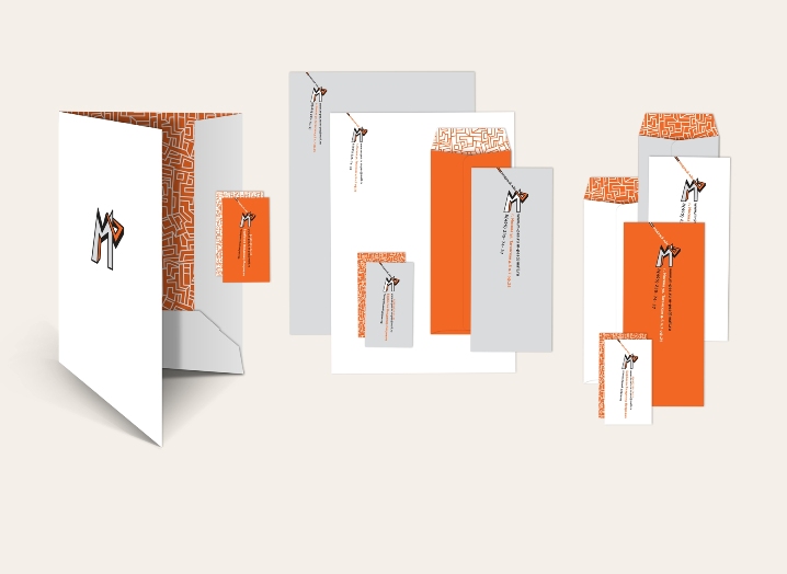 фирменнй стиль компании "Моднй пес"