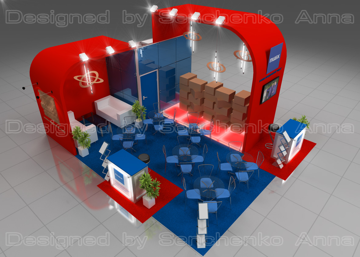 выставочный стенд для группы предприятий "ПЦБК"