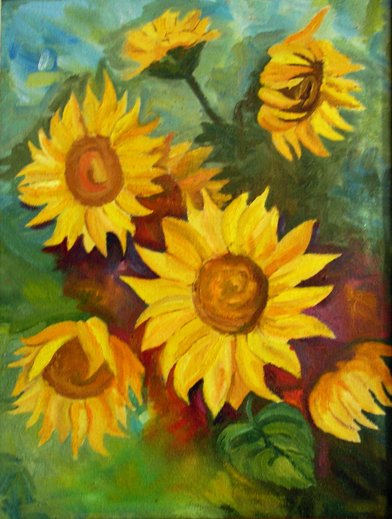 Подсолнухи