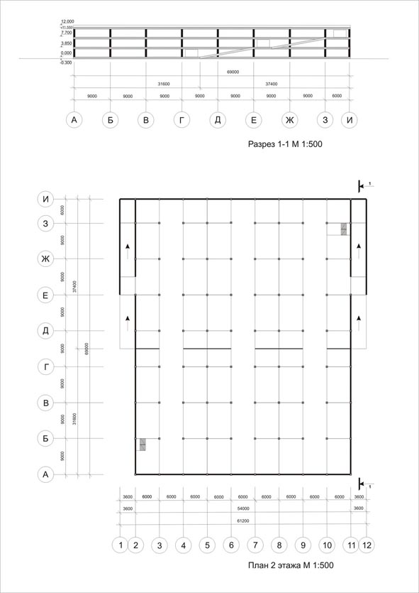 Проект многоэтажного гаража