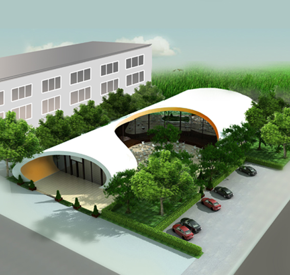 Дизайн-концепция сети ресторанов "Зелёный Сад"