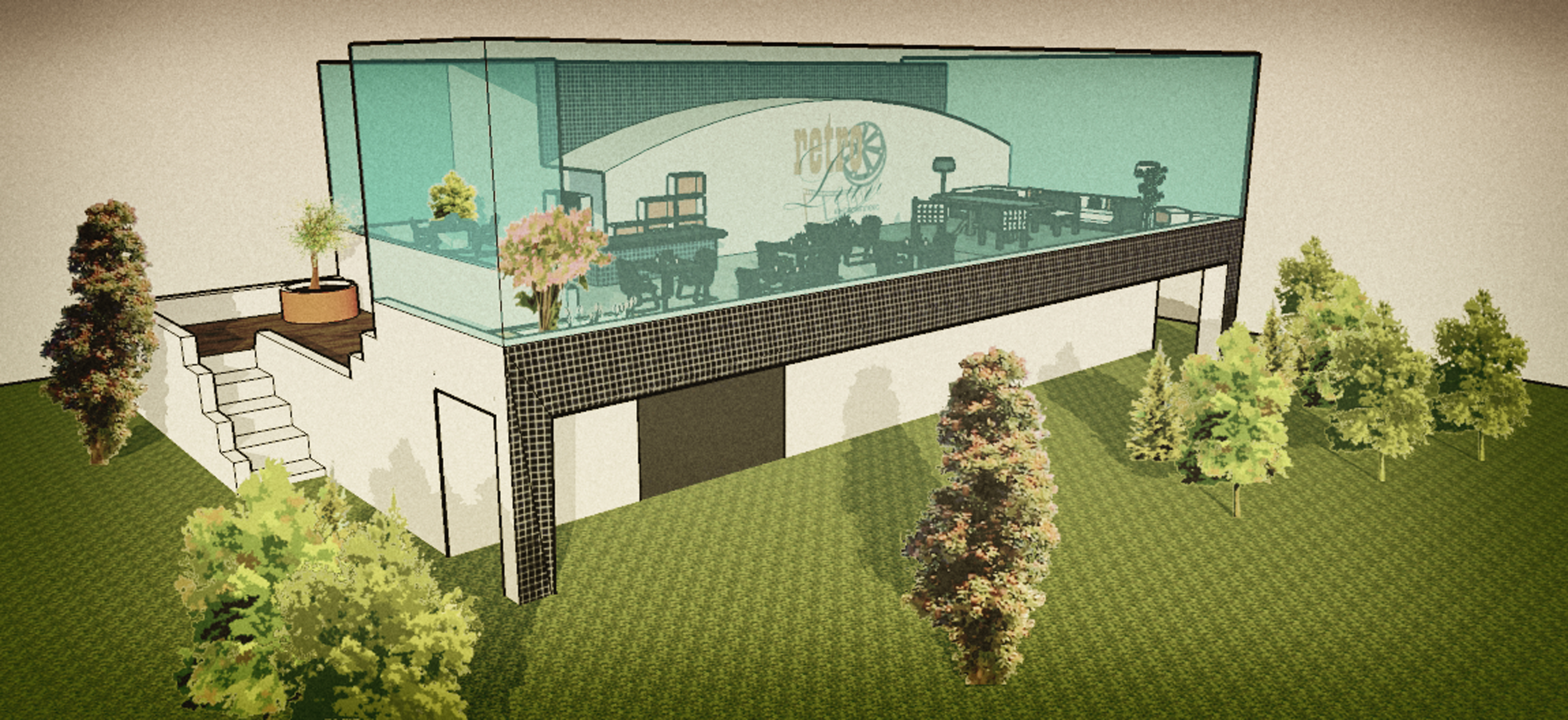 общий вид кинотеатра