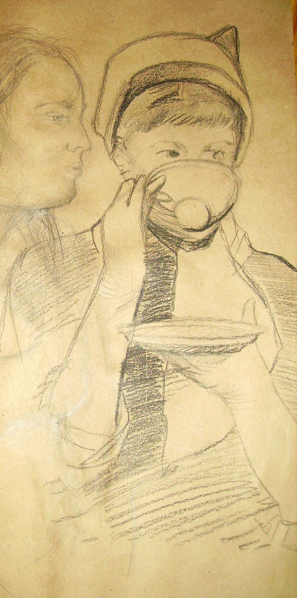 с картины художницы Кассат