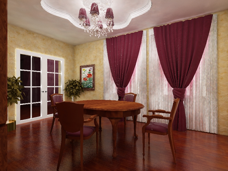 Столовая в классическом стиле