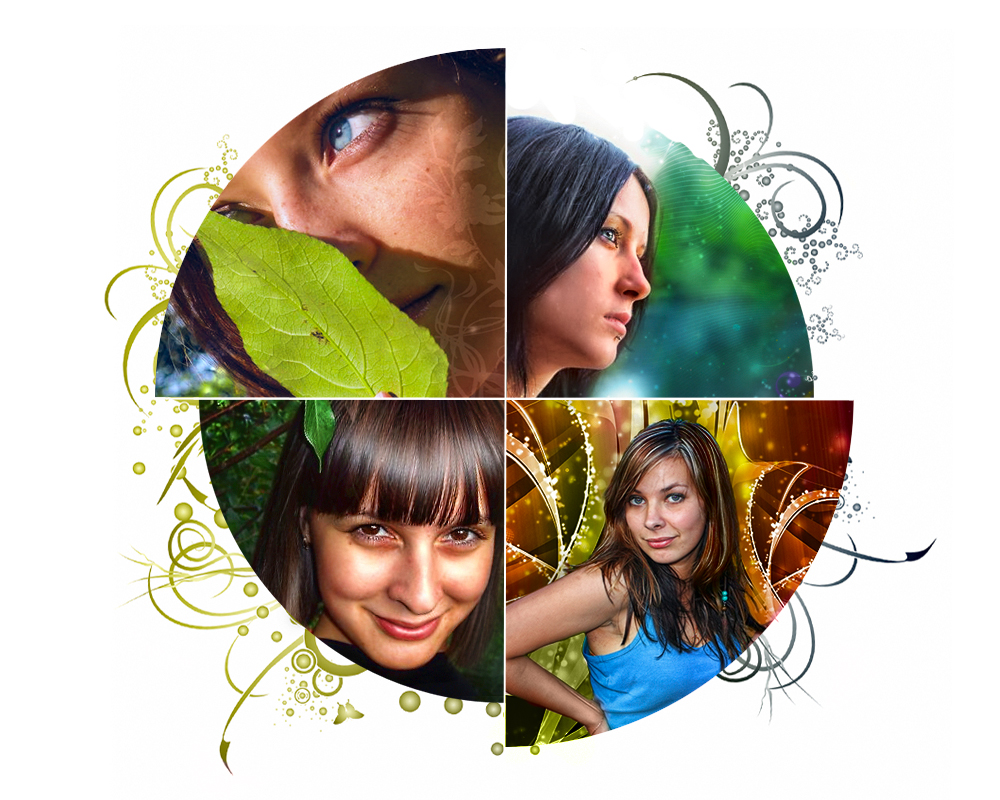 ретушь, коллаж, цветокоррекция