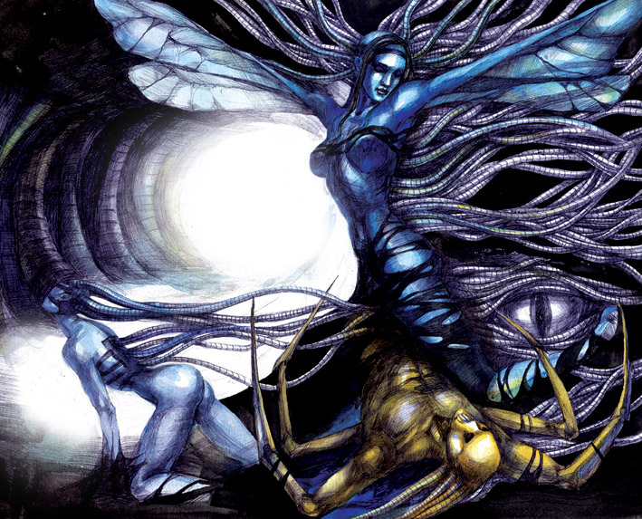 Иллюстрация для книги "Некрономикон"