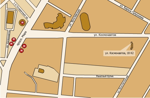 Карта проезда