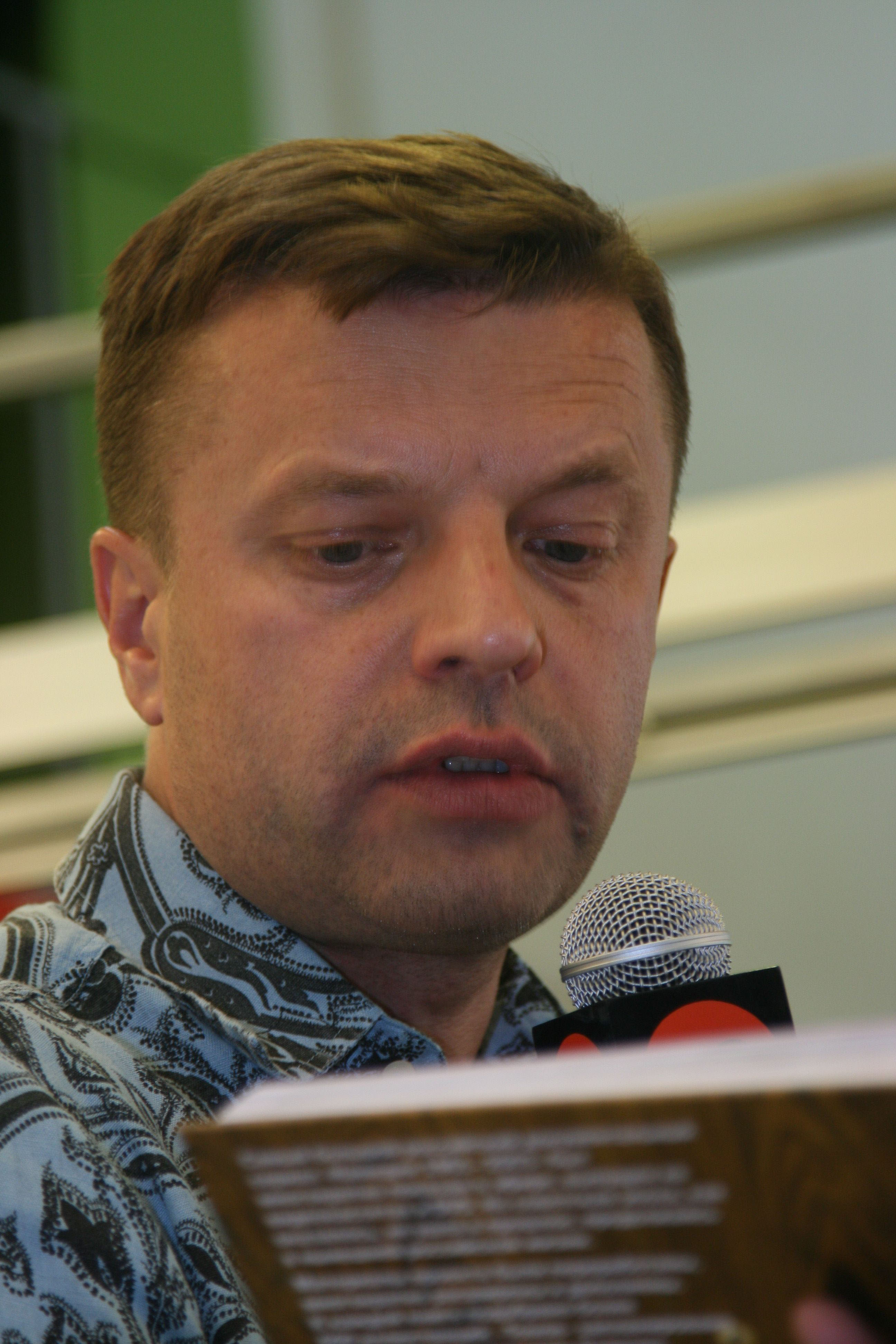 Леонид Парфенов в "Буквоеде" на презентации своего "Нам