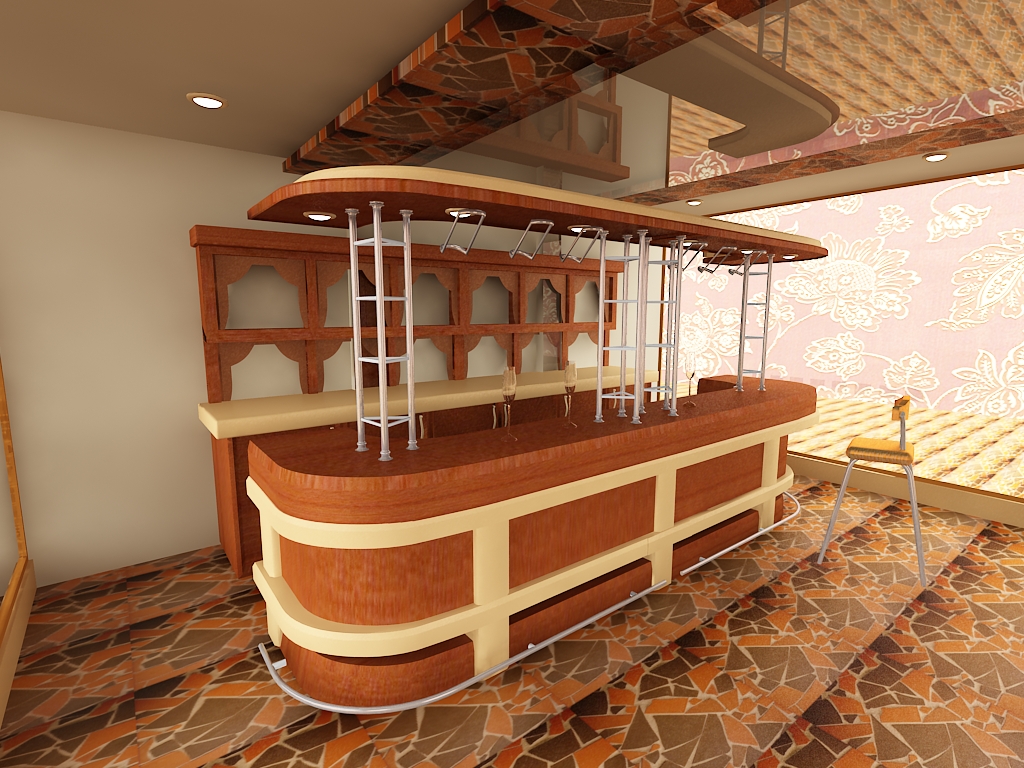 моделирование барной стойки