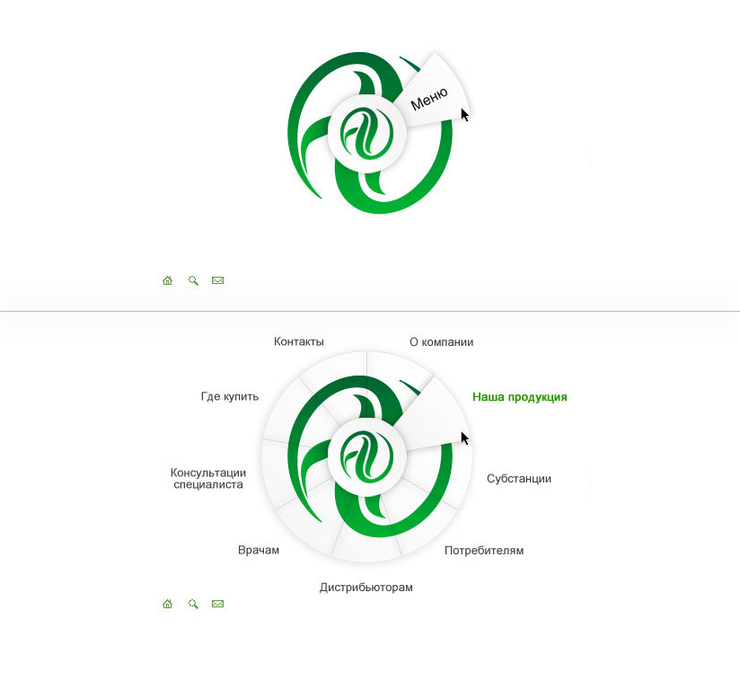 Меню сайта «Альтерведы»