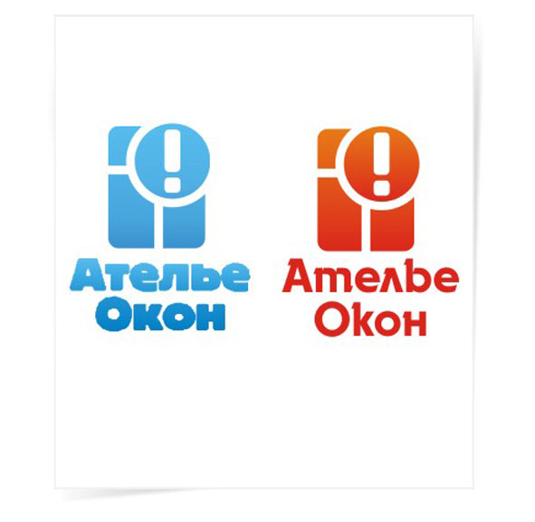 Варианты логотипа для "Ателье Окон"