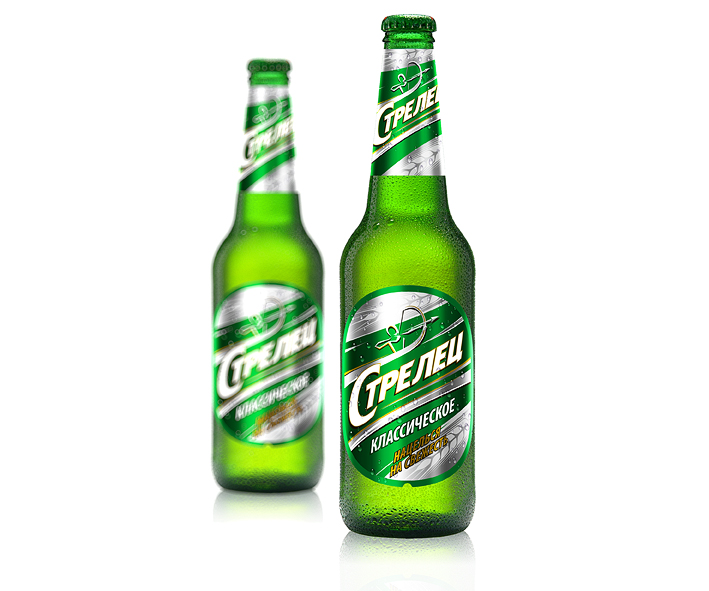 Редизайн этикетки пива "Стрелец"