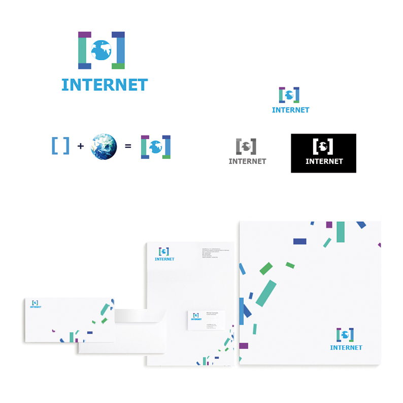 Разработка фирменного стиля для Интернета.