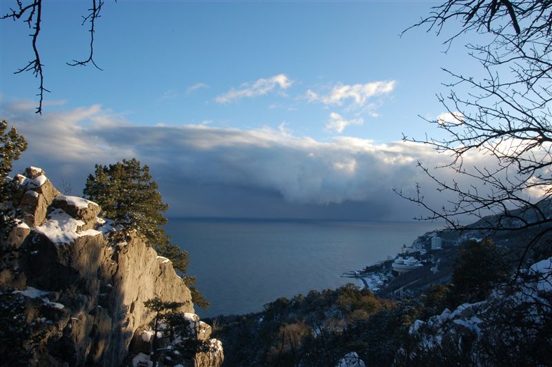 Ялта. Зима