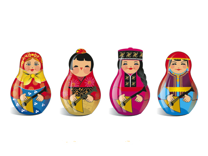 Персонажи международного фестиваля народных оркестров