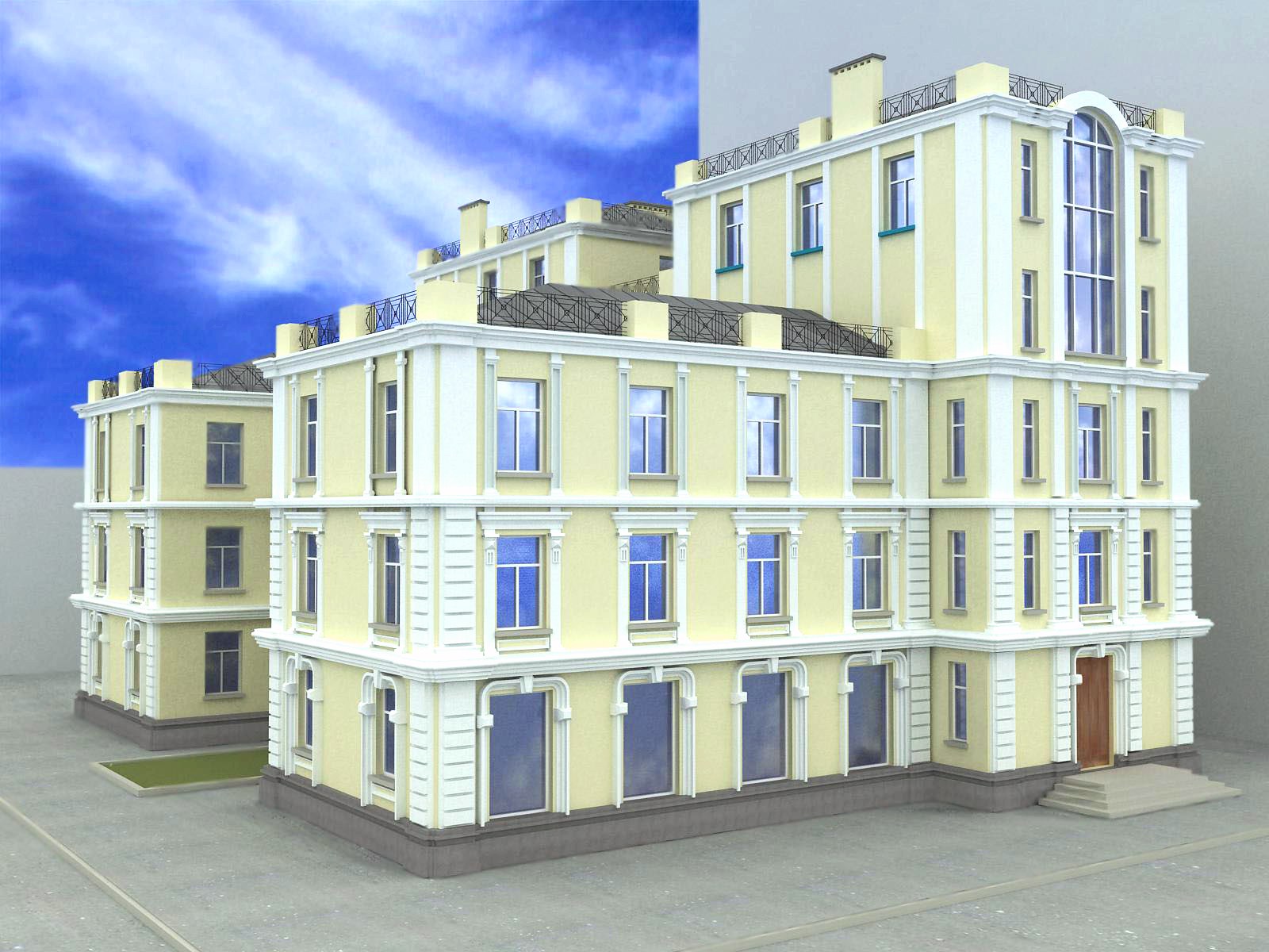 Эскиз жилой дом по пер. Соборный в г. Ростове-на-Дону