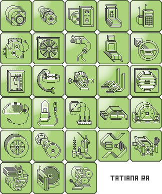 иконки автозапчастей