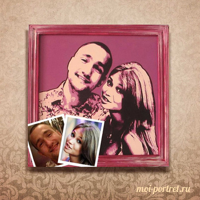 Поп-арт фотоколлаж