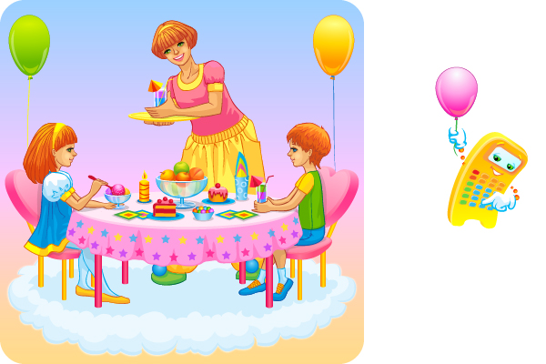 Иллюстрации для сайта детского клуба