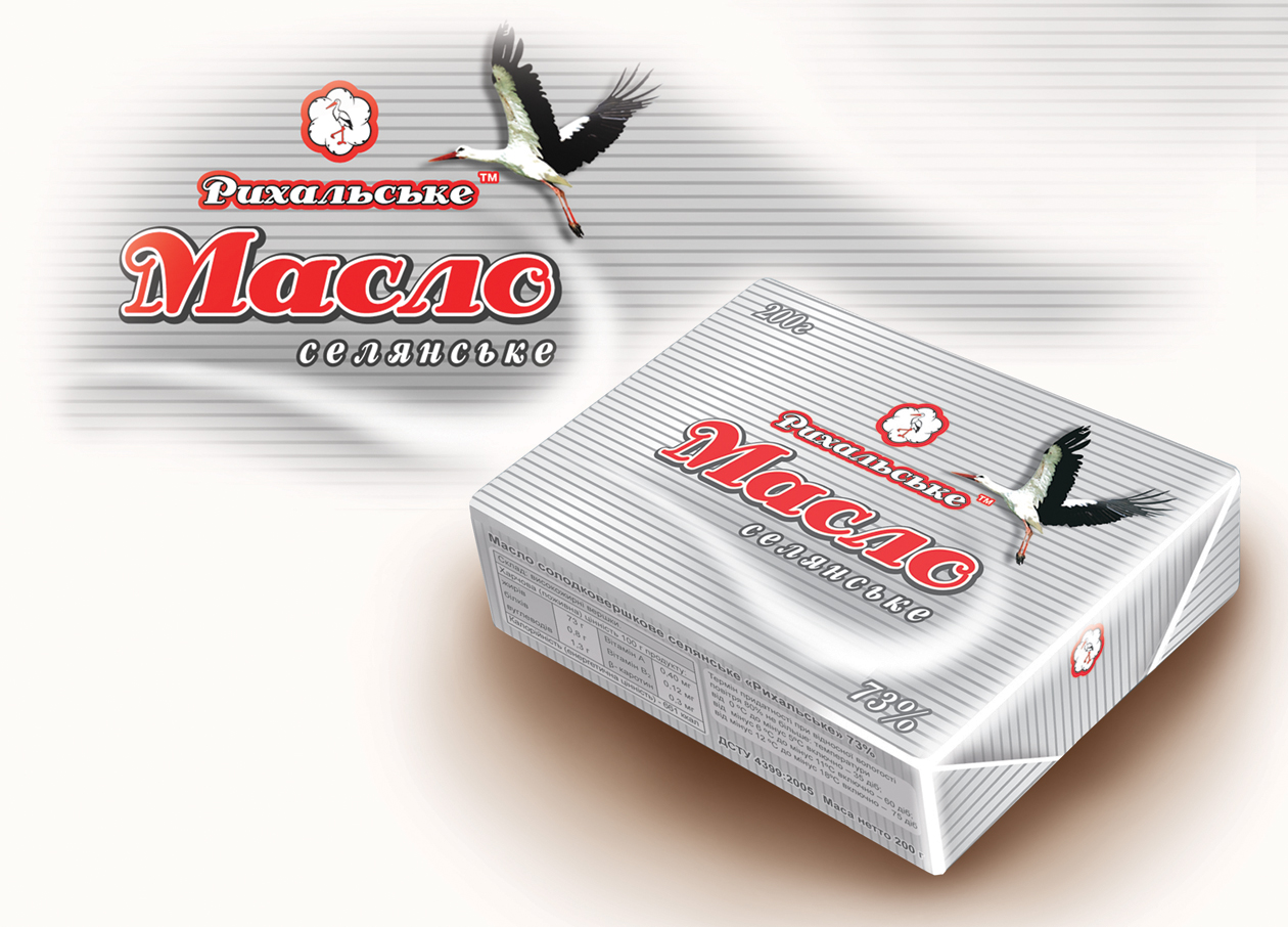 МАСЛО крестьянское 73% "РИХАЛЬСЬКЕ" ТМ