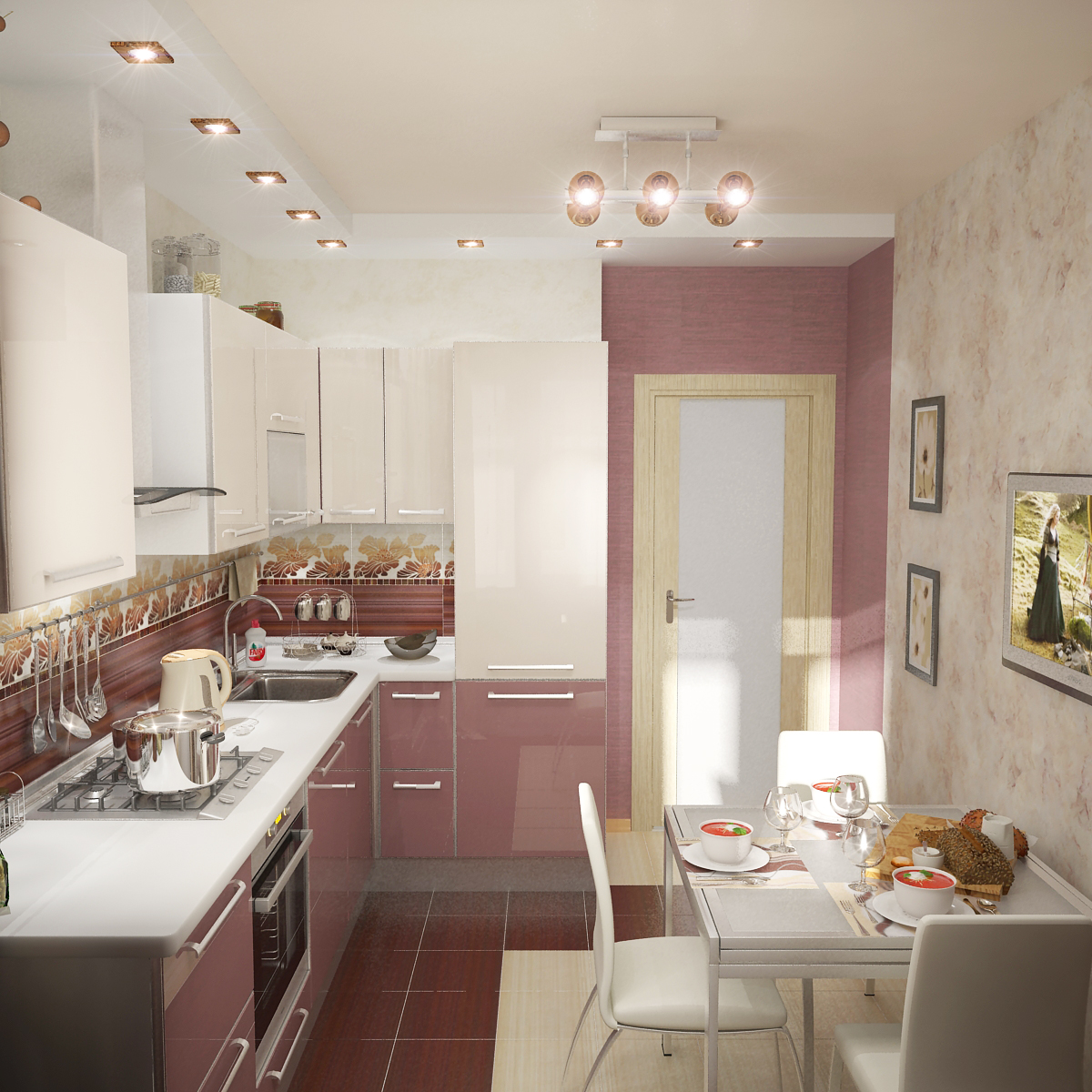 лиловый свет