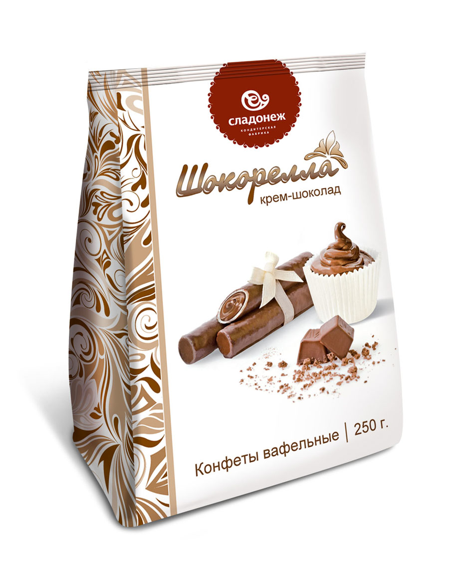 Упаковка для конфет "Шокорелла" крем-шоколад
